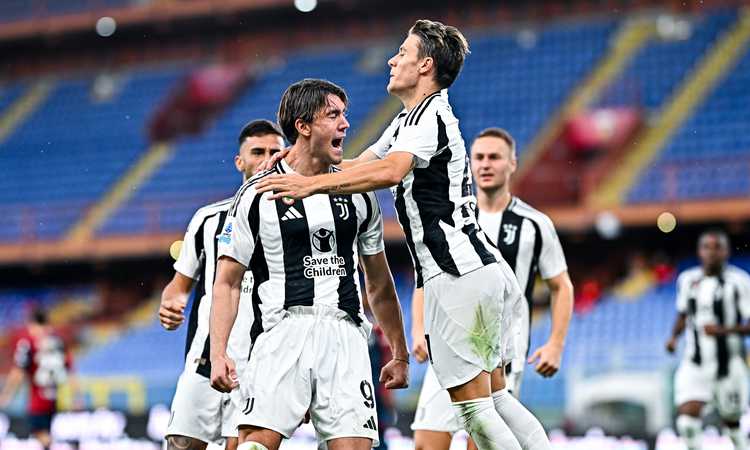 Genoa-Juventus 0-3, le PAGELLE: Vlahovic, sta tutto in quell'esultanza. Nico e Koop si accendono, Danilo no