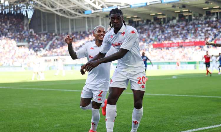 Atalanta-Fiorentina, Moise Kean ancora in goal, il VIDEO