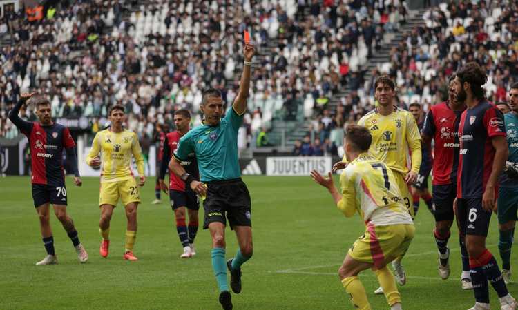 Juventus-Cagliari, la MOVIOLA dei giornali: 'Espulsione Conceicao eccessiva', 'Rigore solare su Piccoli'