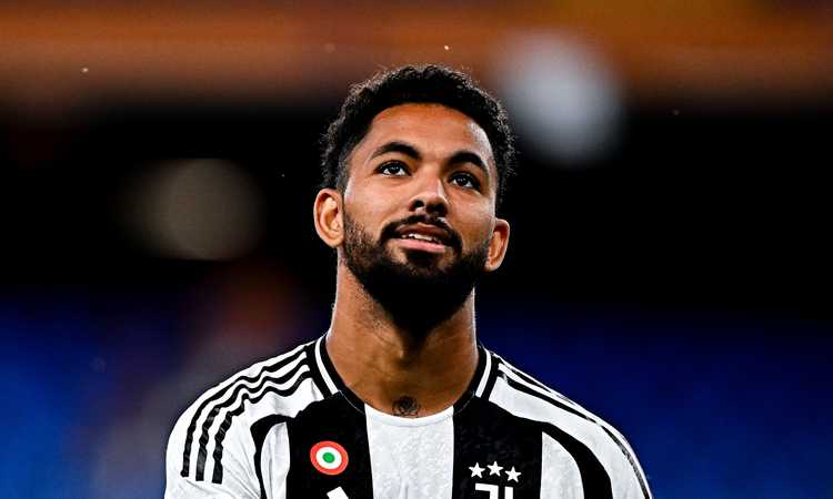 Douglas Luiz a vedere Juventus Women-Bayern Monaco FOTO