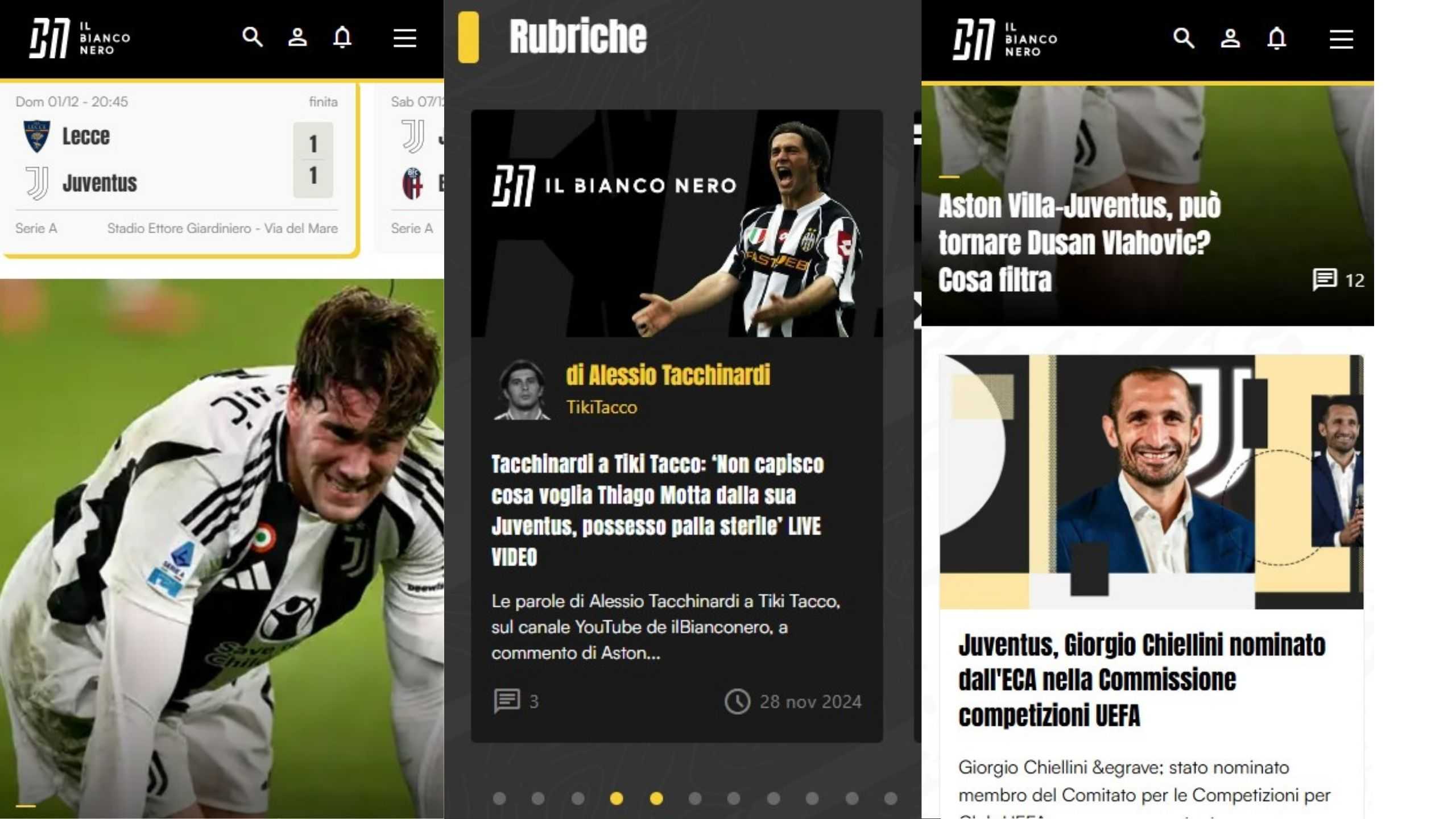 IlBiancoNero cambia volto: nuova veste grafica e più spazio ai tifosi