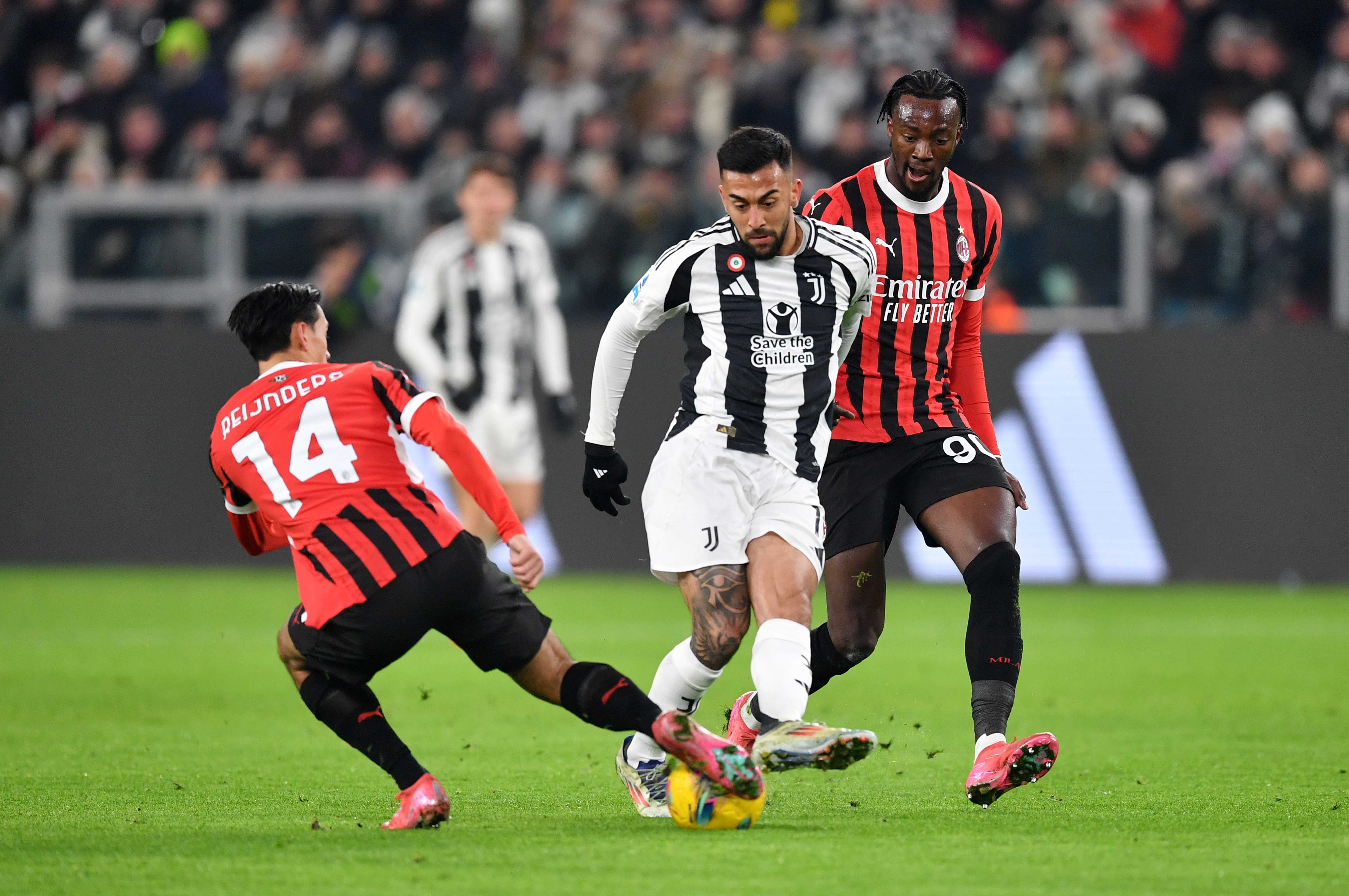 Juventus-Milan, la MOVIOLA: Reijnders chiede un rigore, Thuram colpisce solo il pallone