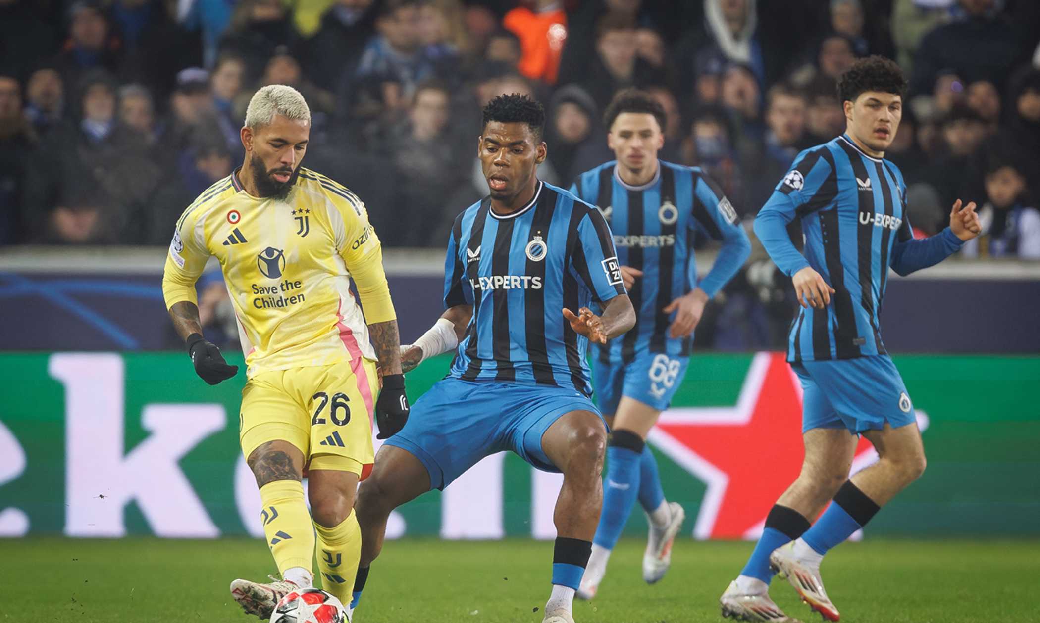 Brugge-Juventus, TOP e FLOP al 45': tra Douglas Luiz e Koopmeiners una differenza enorme