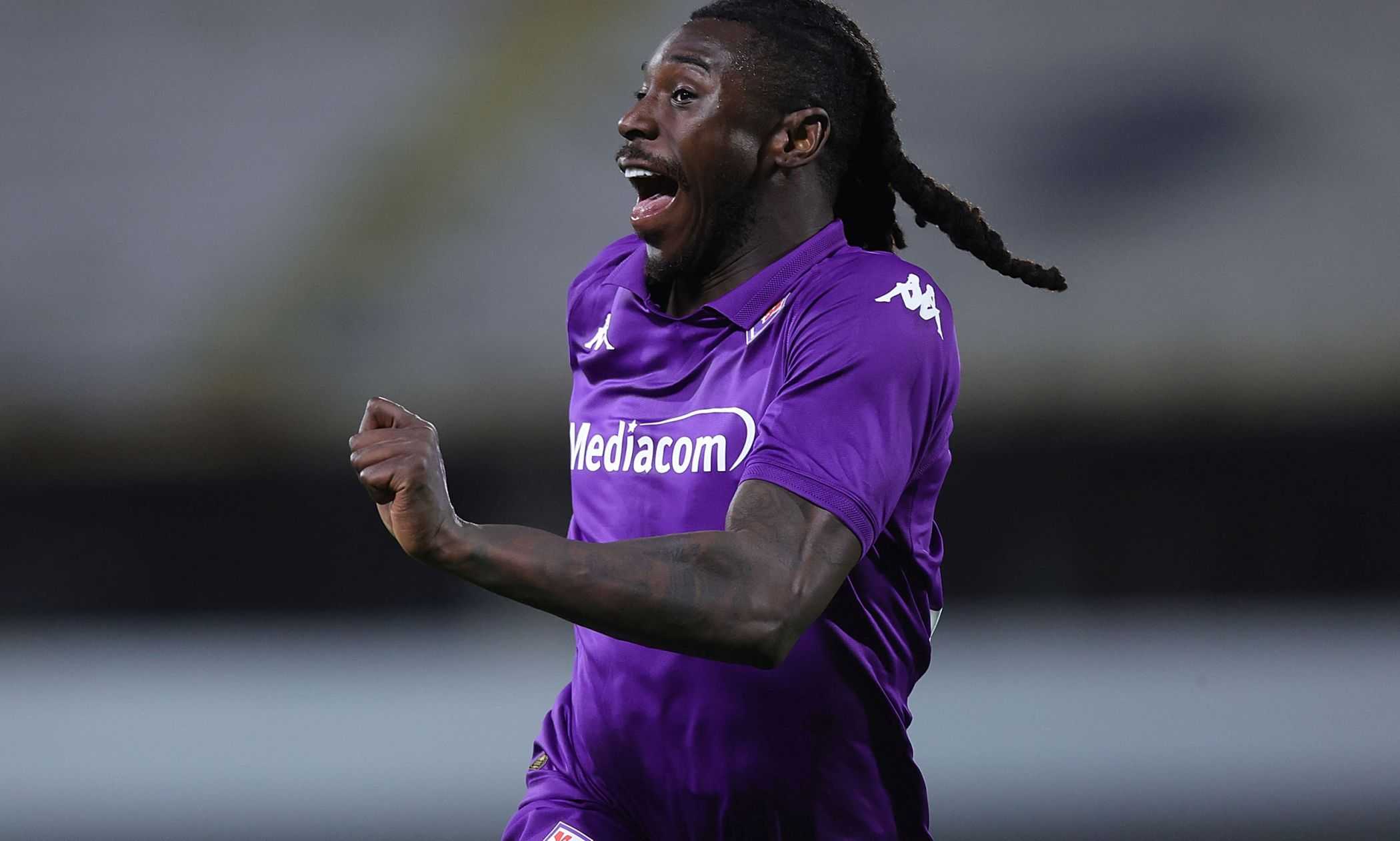 Moise Kean non si ferma più: ancora un goal per la Fiorentina